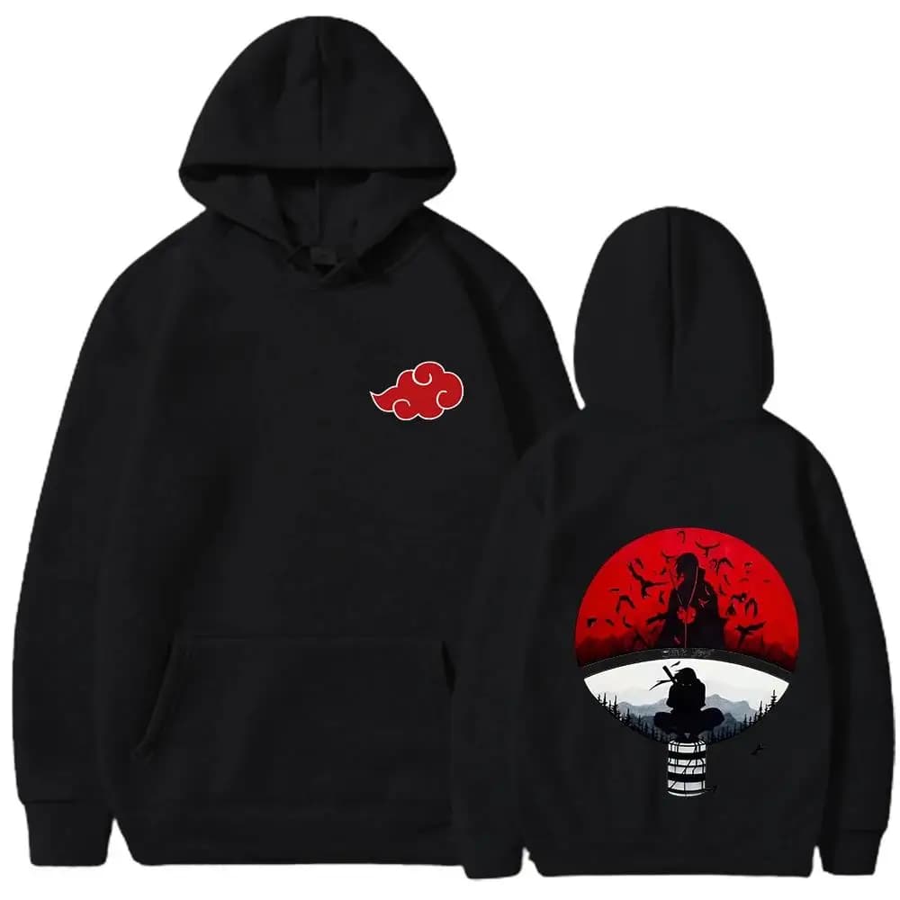 Sweat-shirt et sweat-shirt à capuche imprimés Naruto 2026, chauds et confortables, 100% coton, sweat-shirt vintage à capuche pour adulte
