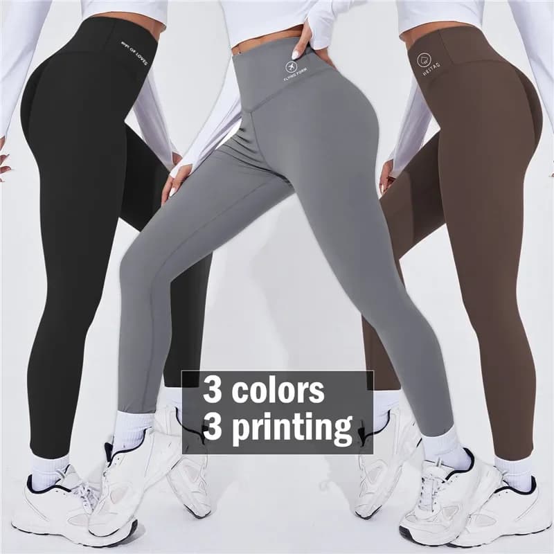 Taille haute Yoga chaud Leggins collants de sport thermique femme pantalons de course Sexy bout à bo