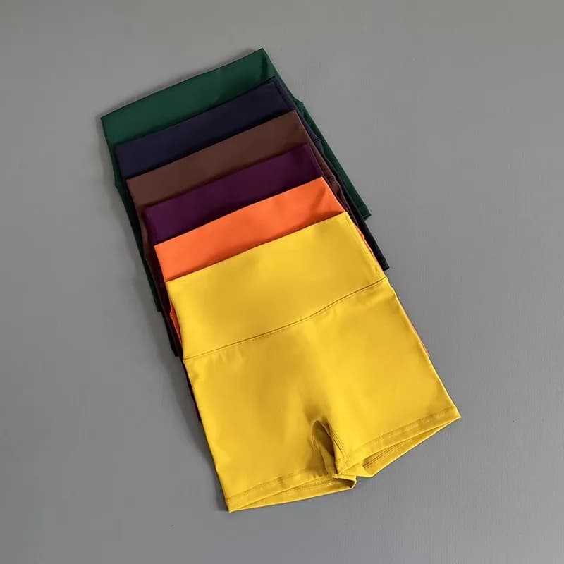 Short de yoga taille haute pour femme 3 pouces - Compression extensible à séchage rapide Lifting des