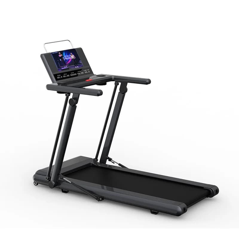 Tapis de course électrique portable et pliable pour cardio-training et musculation, capacité maximal