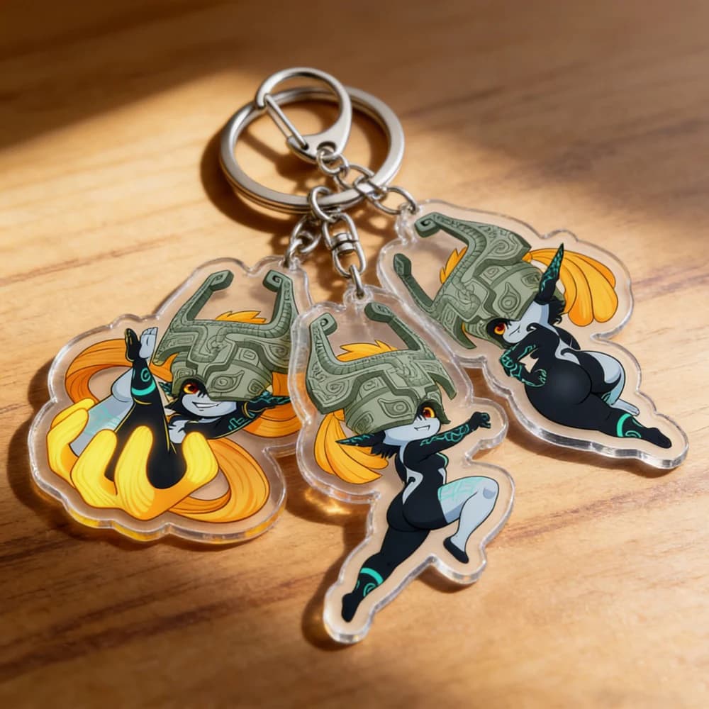 Porte-clés Midna Chibi, accessoires pour sac, bijoux, cadeaux pour les fans de manga
