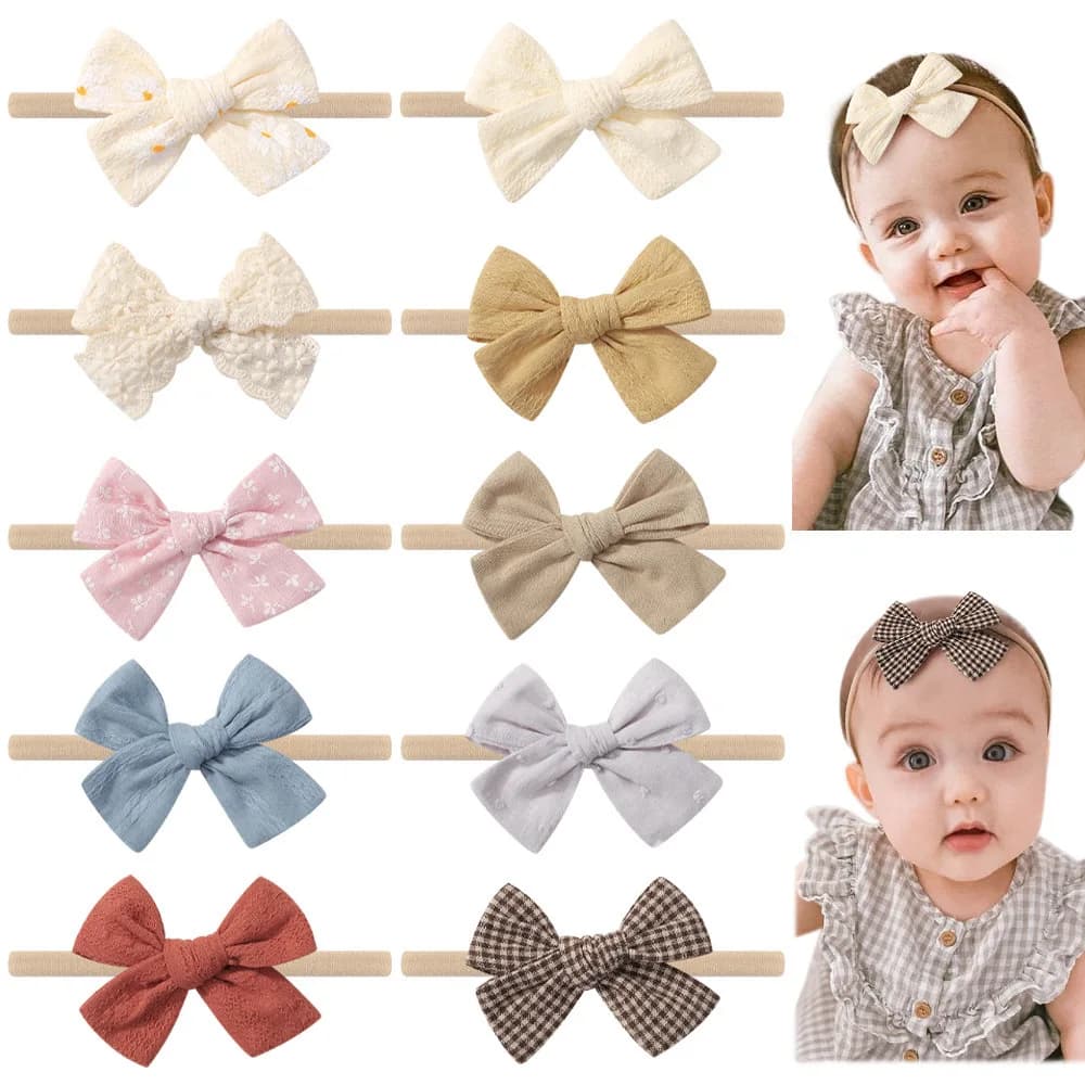 1 pièces bébé fille bandeau infantile cheveux accessoires nœud papillon point bande nouveau-né chapeaux diadème bandeau cadeau tout-petits ruban