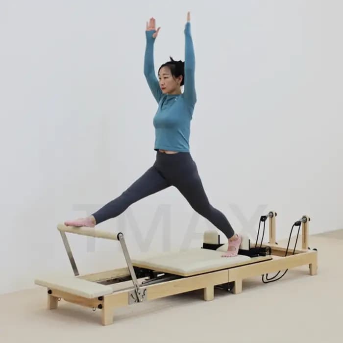 Reformateur pliable en bois Durable garantie, Machine de Pilates, réformateur pliant pour accessoire