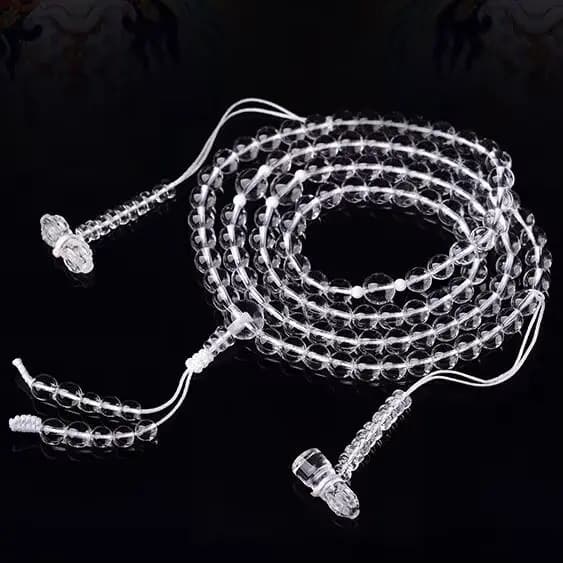 Mala tibétaine Vajrasattva, chapelet de prière bouddhiste, 108 perles, 108 perles