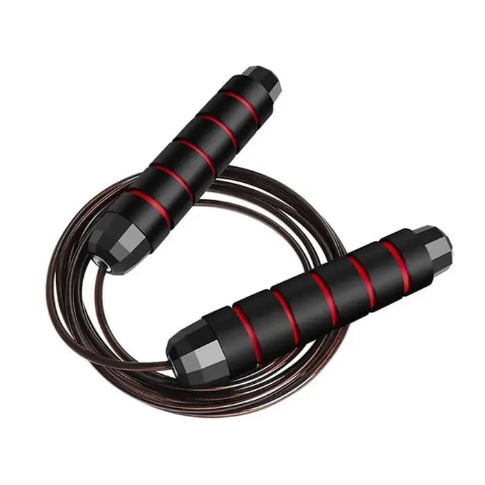 Corde à sauter à vitesse rapide, fil d'acier, avec roulement à billes, corde à sauter réglable, équi