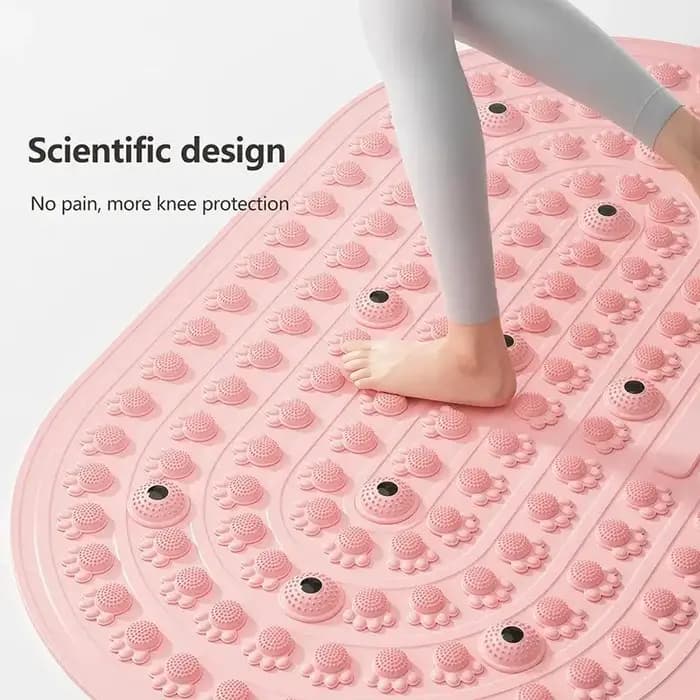 Tapis de massage des pieds antidérapant par acupression, tapis de marche doux et confortable pour la maison et le chevet