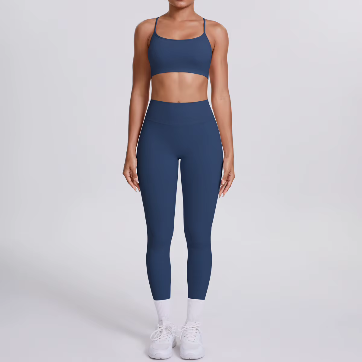 Costume de Yoga ensemble de sport gymnastique sans couture soutien-gorge de sport à fort Impact femm