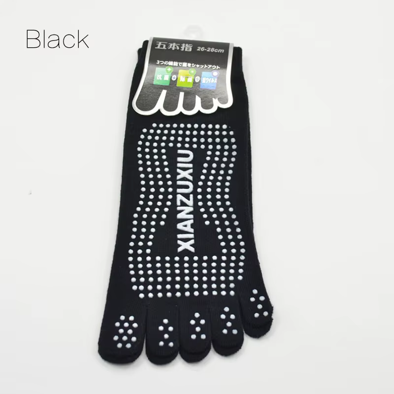 Hommes Pilates chaussettes en gros coton respirant antidérapant Massage Yoga chaussettes coton YOGA