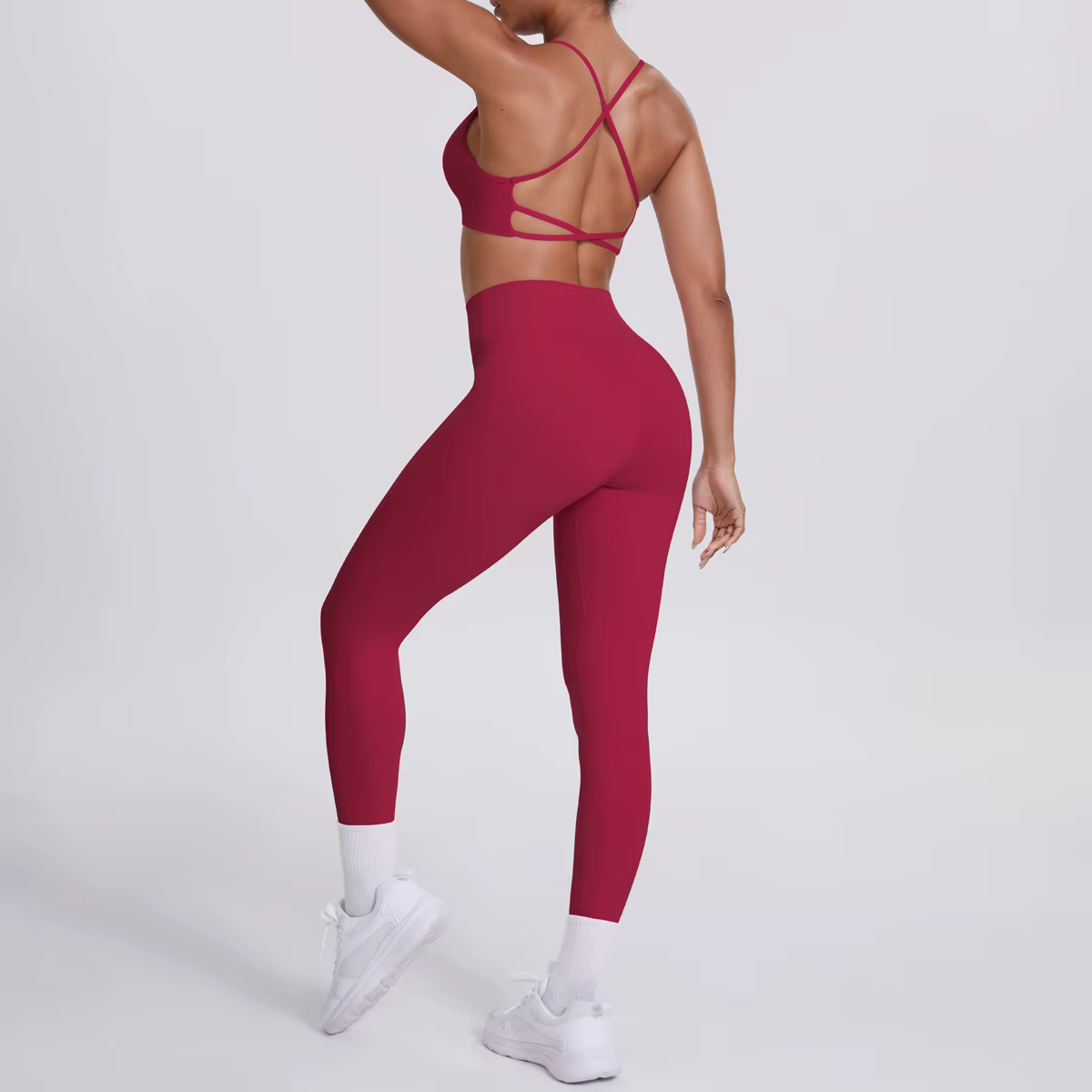 Costume de Yoga ensemble de sport gymnastique sans couture soutien-gorge de sport à fort Impact femm