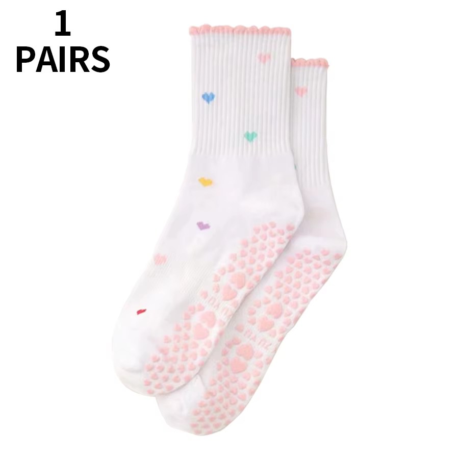 1/2/3/4/paires de chaussettes Pilates pour femmes, douces et confortables, haute élasticité et non r