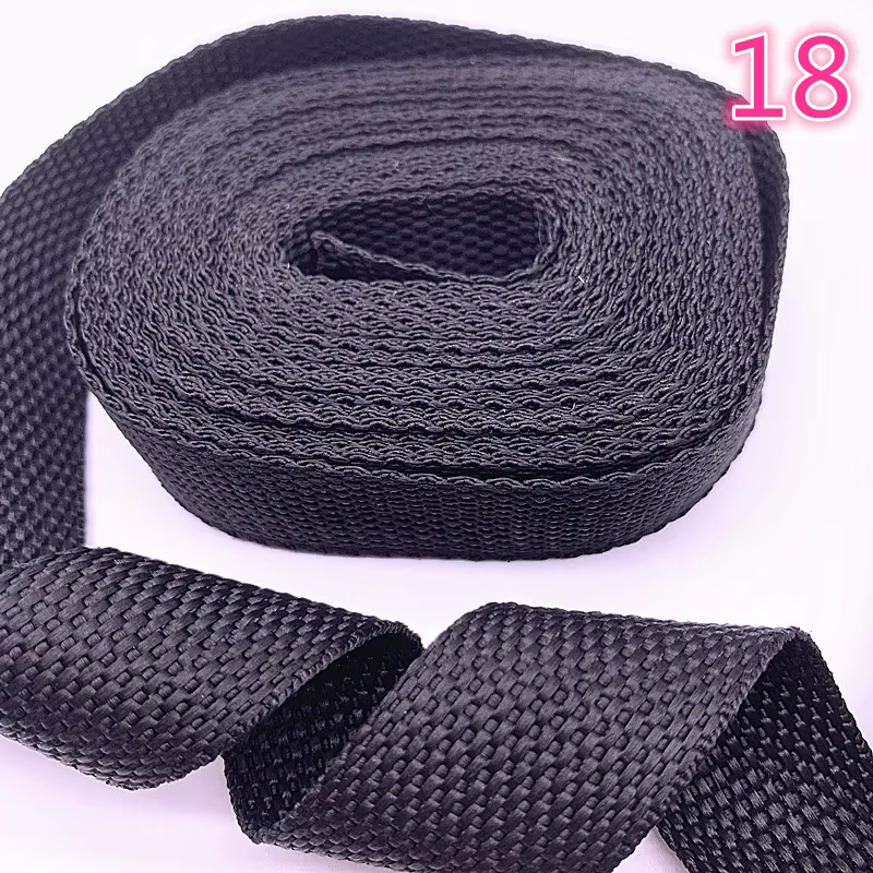Sangle en nylon pour bricolage, 5 yards de longueur, 1 pouce (25mm) de largeur, cerclage de nombreux