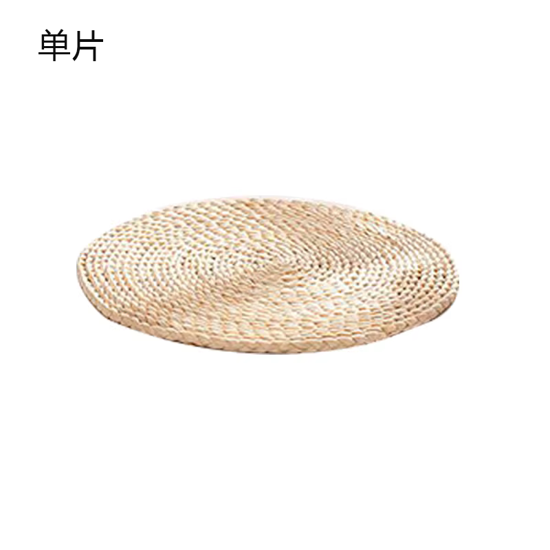 Coussin de Méditation hypothécaire ami Futon, Cercle de Yoga Rond, Tresse de Paille de Maïs, Polymèr