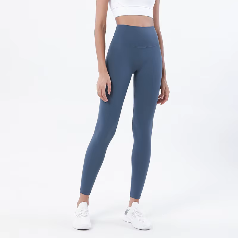 SOISOU-Collants de yoga en nylon pour femmes, pantalons de sport, leggings de gym, fitness, sans lig