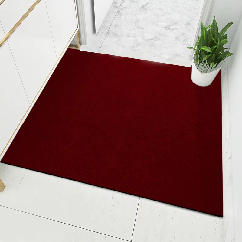 Grand Tapis Fin Antidérapant pour Portes d'Entrée de Centre Commercial, Polymères de Sol d'Extérieur