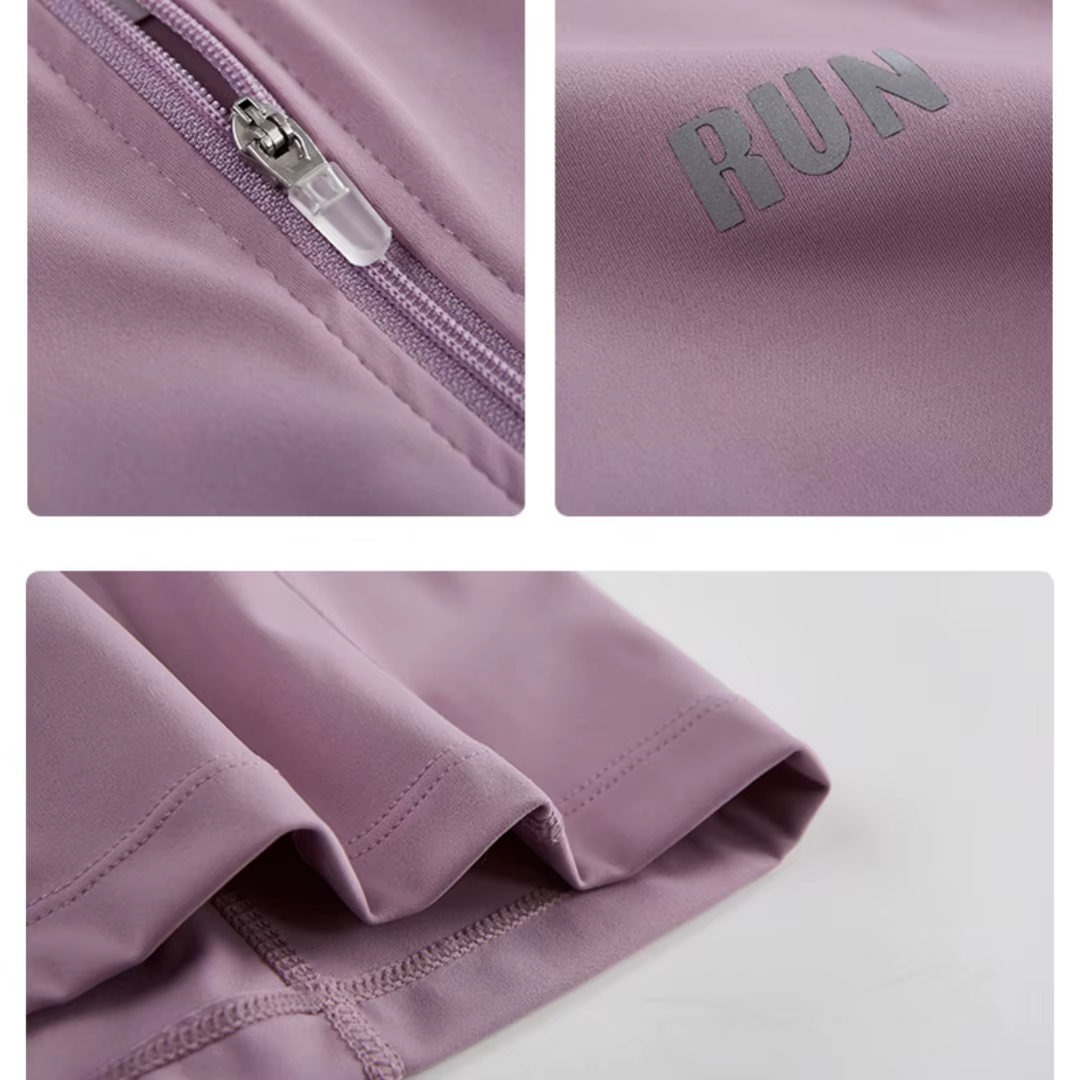 DRUR-Ensemble de 4 pièces de yoga pour femme, soutien-gorge de sport, leggings et vestes taille haut