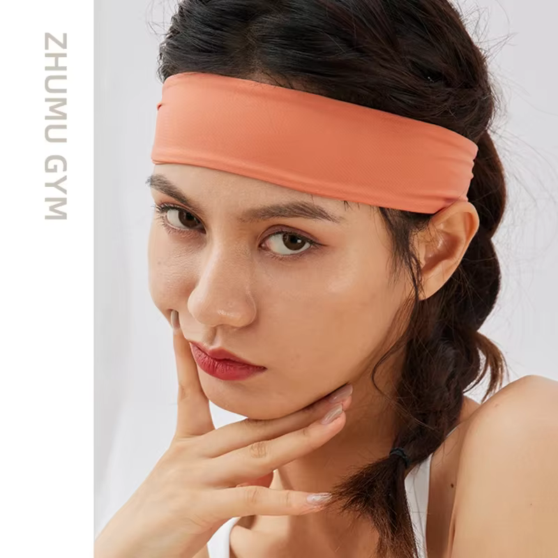 Bandeau élastique de yoga à haute élasticité, éblla transpiration, couleur unie, pour le sport, la c