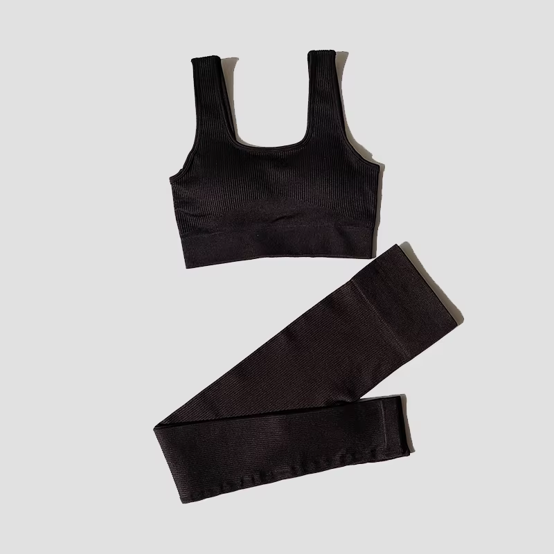 WAREBALL 2 pièces femmes ensemble de sport ensemble de Yoga sans couture costume de Fitness Leggings