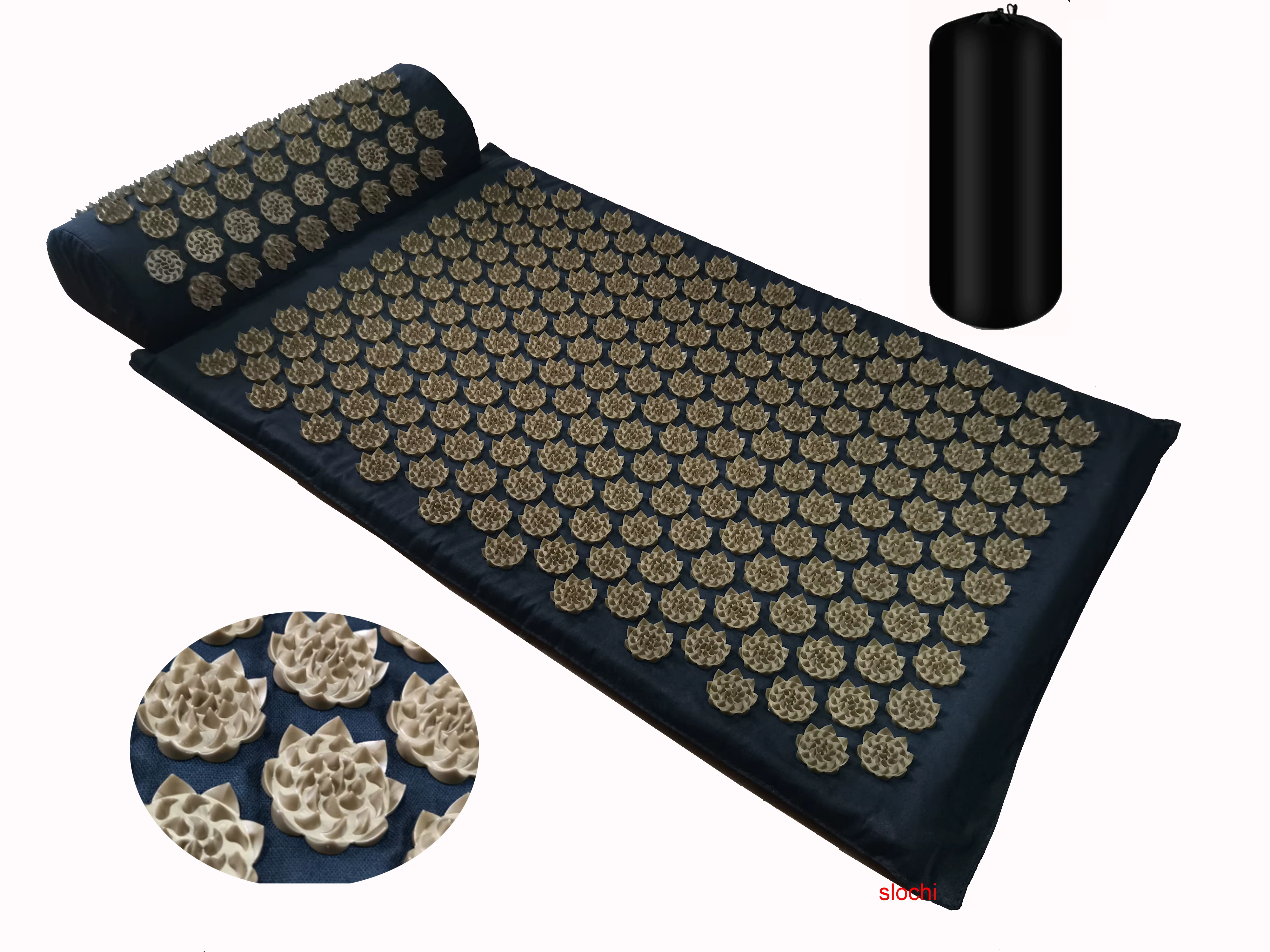 Tapis de Massage Shakti, tapis de Massage, de Yoga, d'acupression, soulage le Stress, les douleurs d