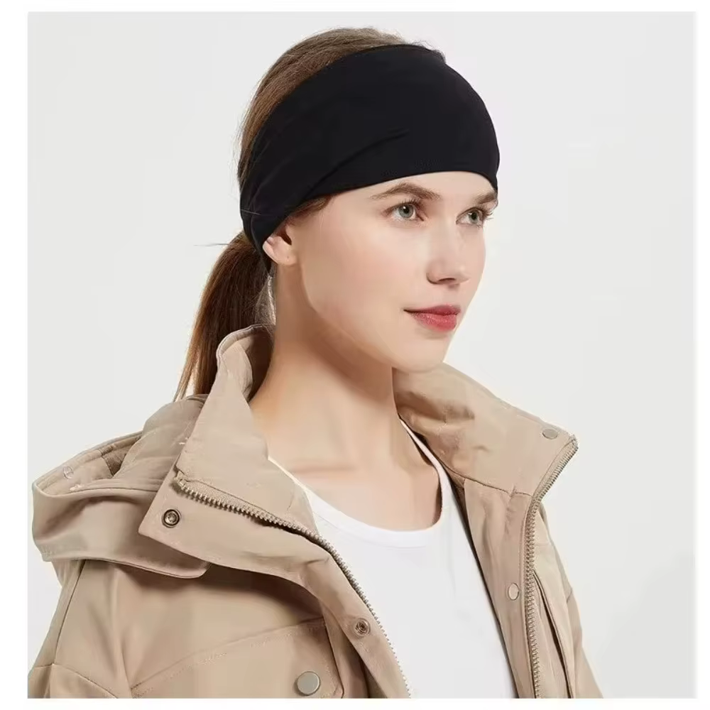 Bandeaux de sport couleur unie élastique antidérapant séchage rapide entraînement Fitness Yoga unise
