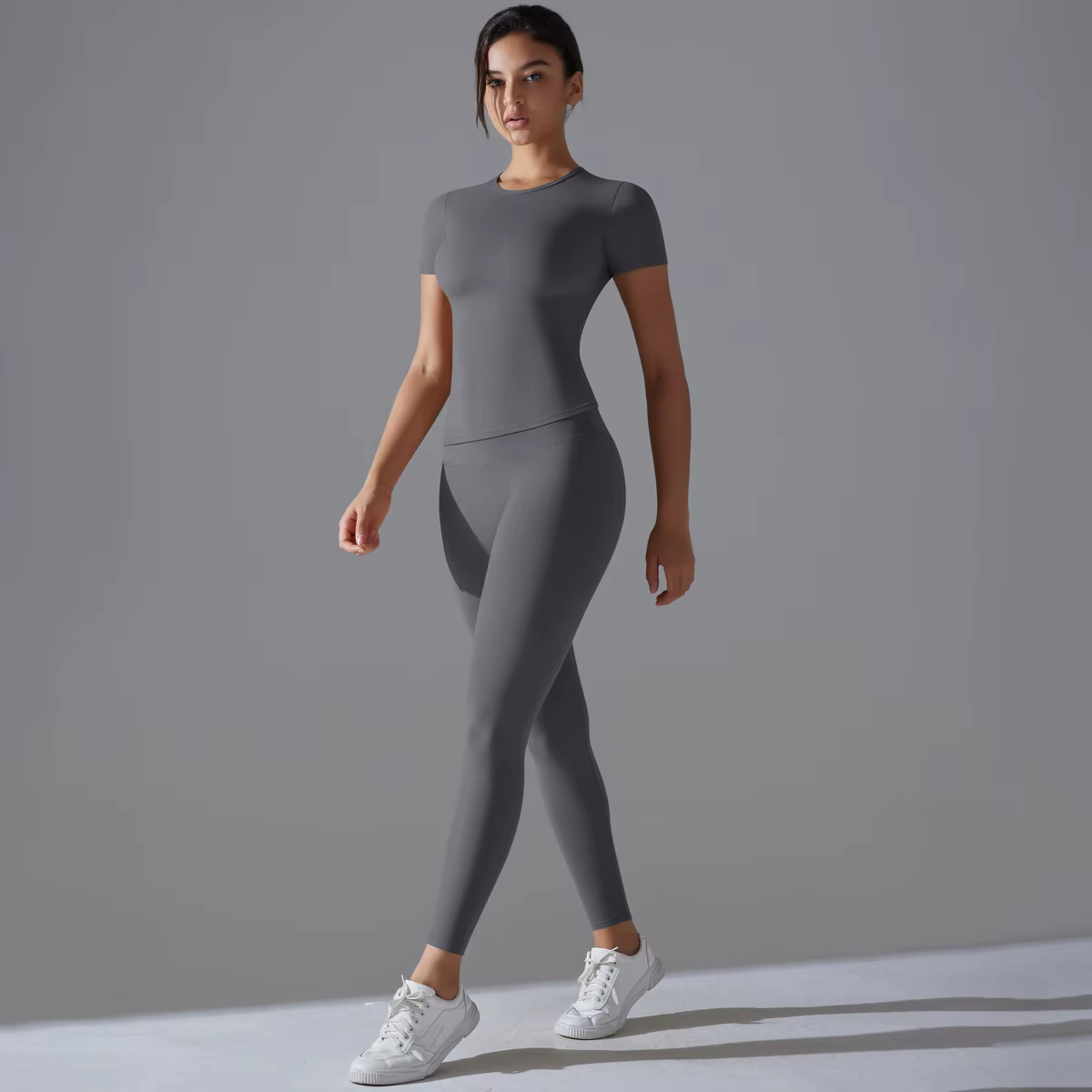 Ensemble de Leggings de gymnastique à séchage rapide, combinaison de Yoga, ensemble de sport, manche