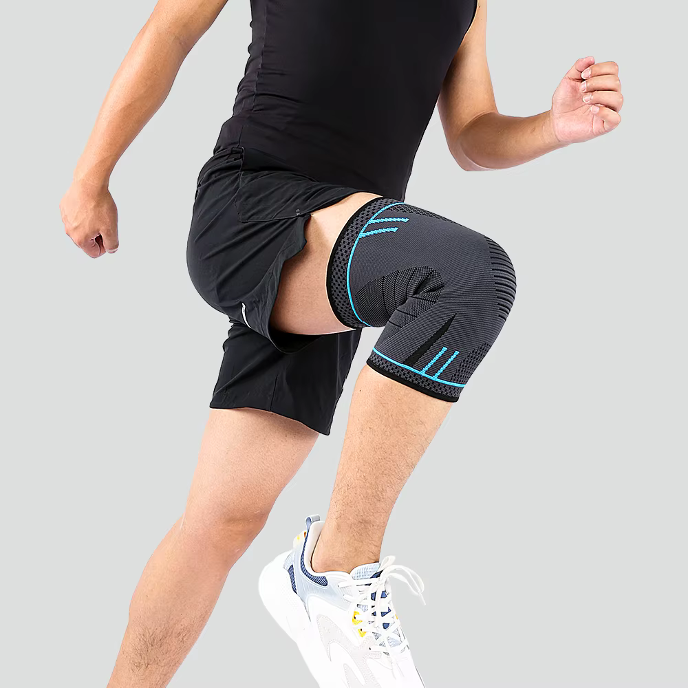 Manchon de soutien de genou à Compression, genouillères élastiques, attelle de ressorts, protection