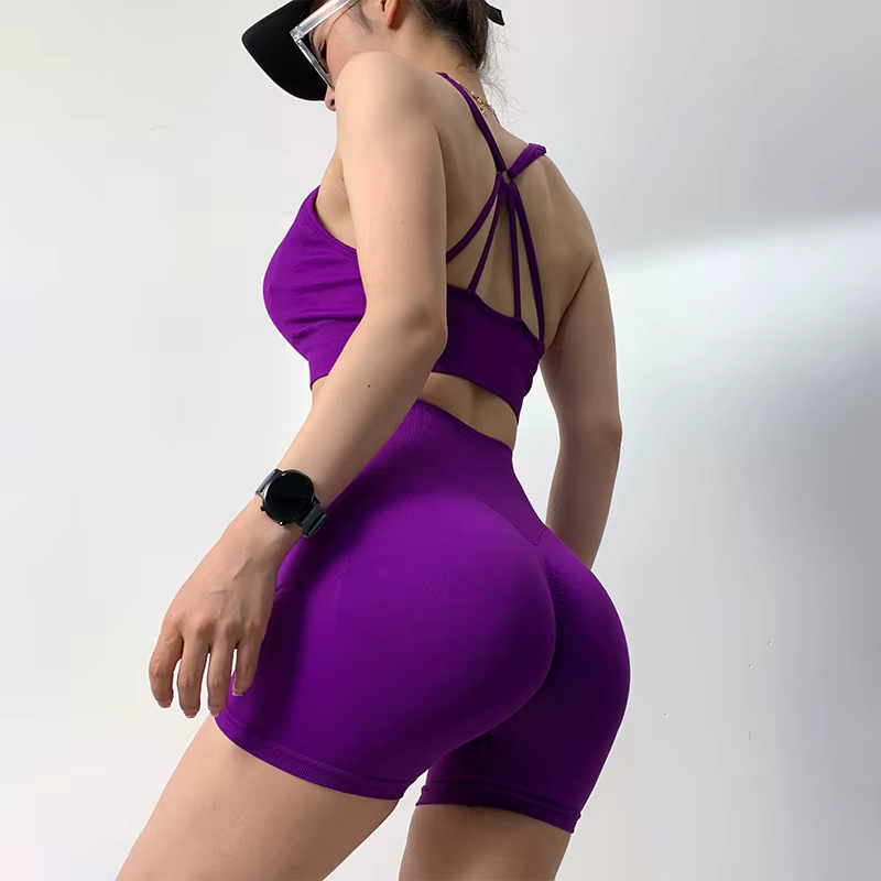 2 pièces ensembles de Yoga femmes taille haute tenues d'entraînement vêtements de sport vêtements de