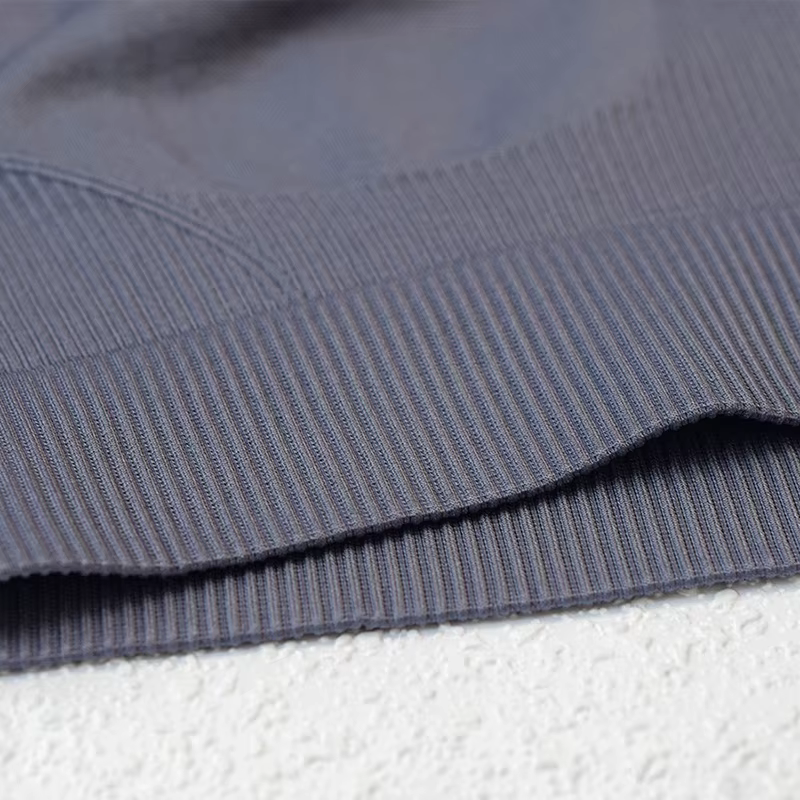 WAREBALL-Leggings de yoga imbibés sans couture pour femme, haut court à manches longues, pantalon de