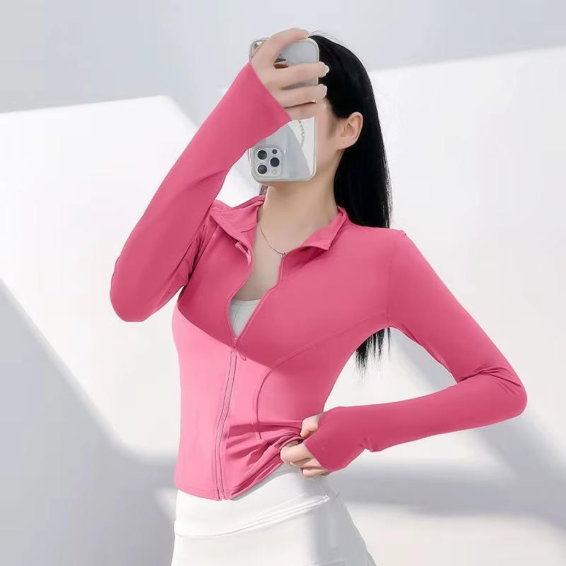 Vêtements de Yoga à séchage rapide, vêtements d'extérieur serrés, hauts pour femmes, vêtements de Fi