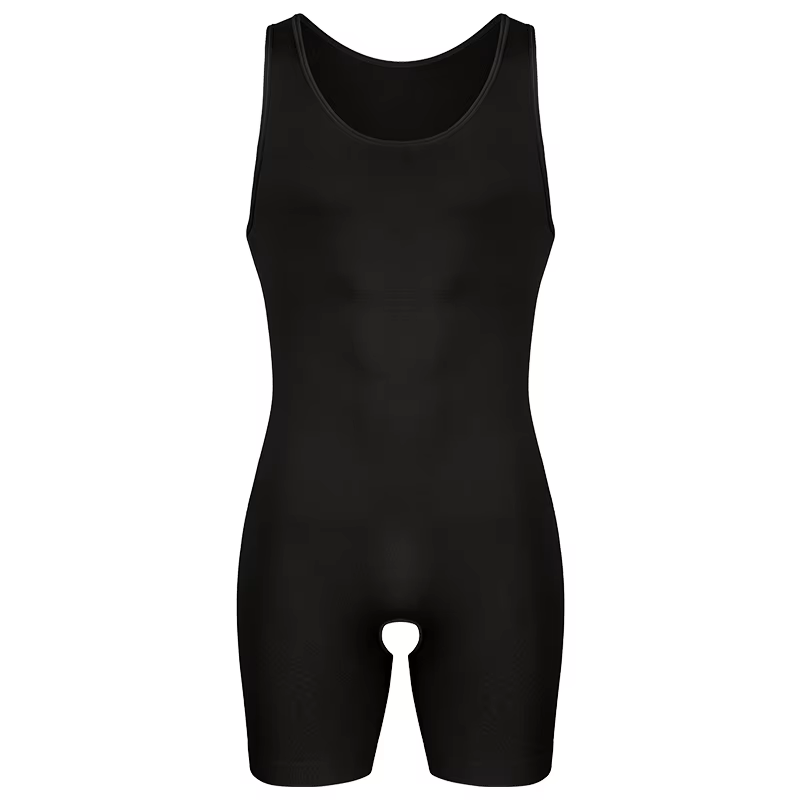 Body sans manches pour hommes, maillot de corps complet, Compression, nouveau Shapewear, contrôle du
