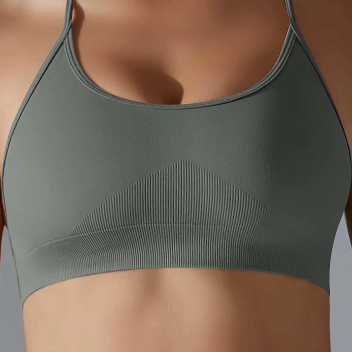 Soutien-gorge de Yoga Sexy respirant à séchage rapide, brassière de Sport, bretelles croisées absorb