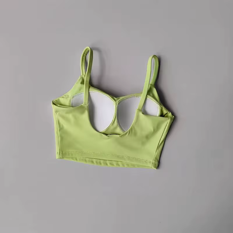 Femmes Sport soutien-gorge haut Push Up Fitness fixe avec coussinet Yoga soutien-gorge sous-vêtement