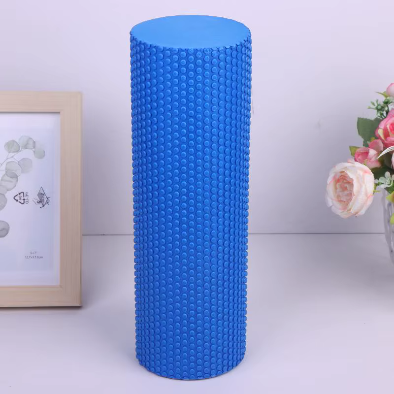 Rouleau de yoga rond en mousse EVA, cylindre pour exercices de Pilates, entraînements à domicile amé