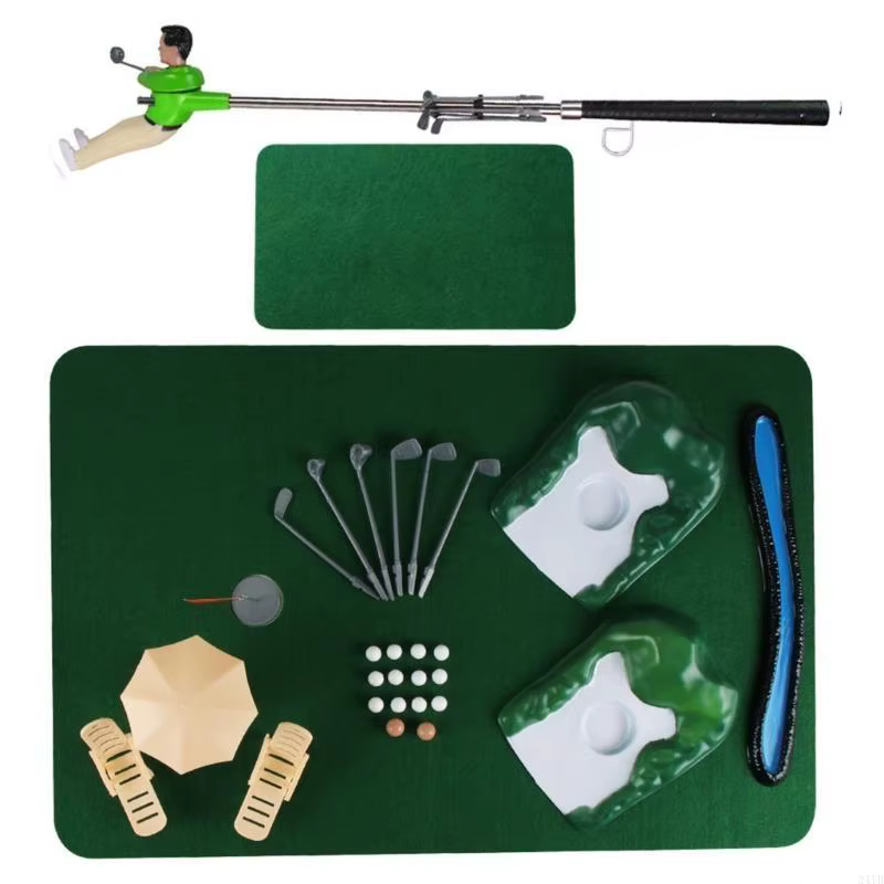 Minitype parcours Golf intérieur, cadeau pour enfants, jeu Golf amusant, ensemble d'accessoires Golf