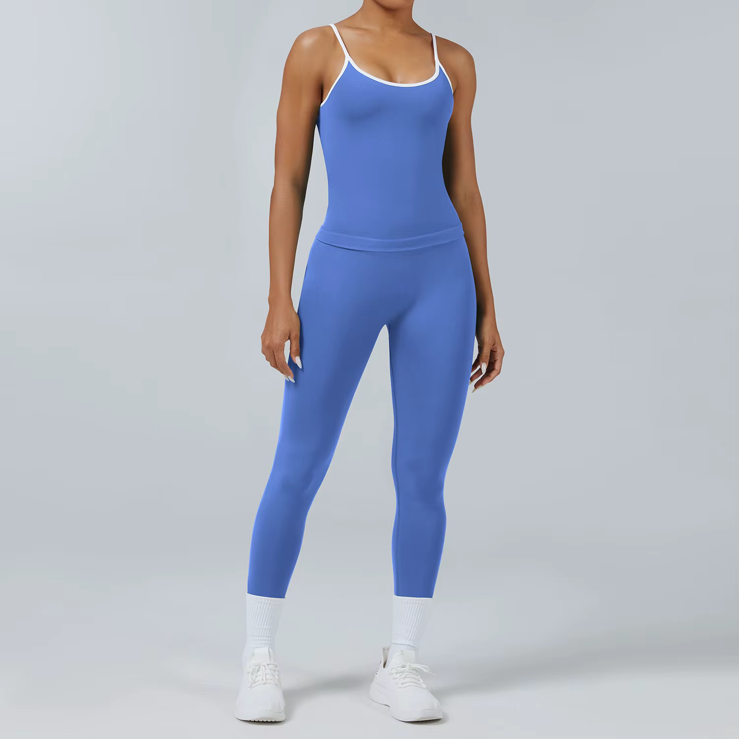 Ensemble de vêtements de yoga pour femmes, 2 pièces, survêtement, vêtements de sport sans couture, t