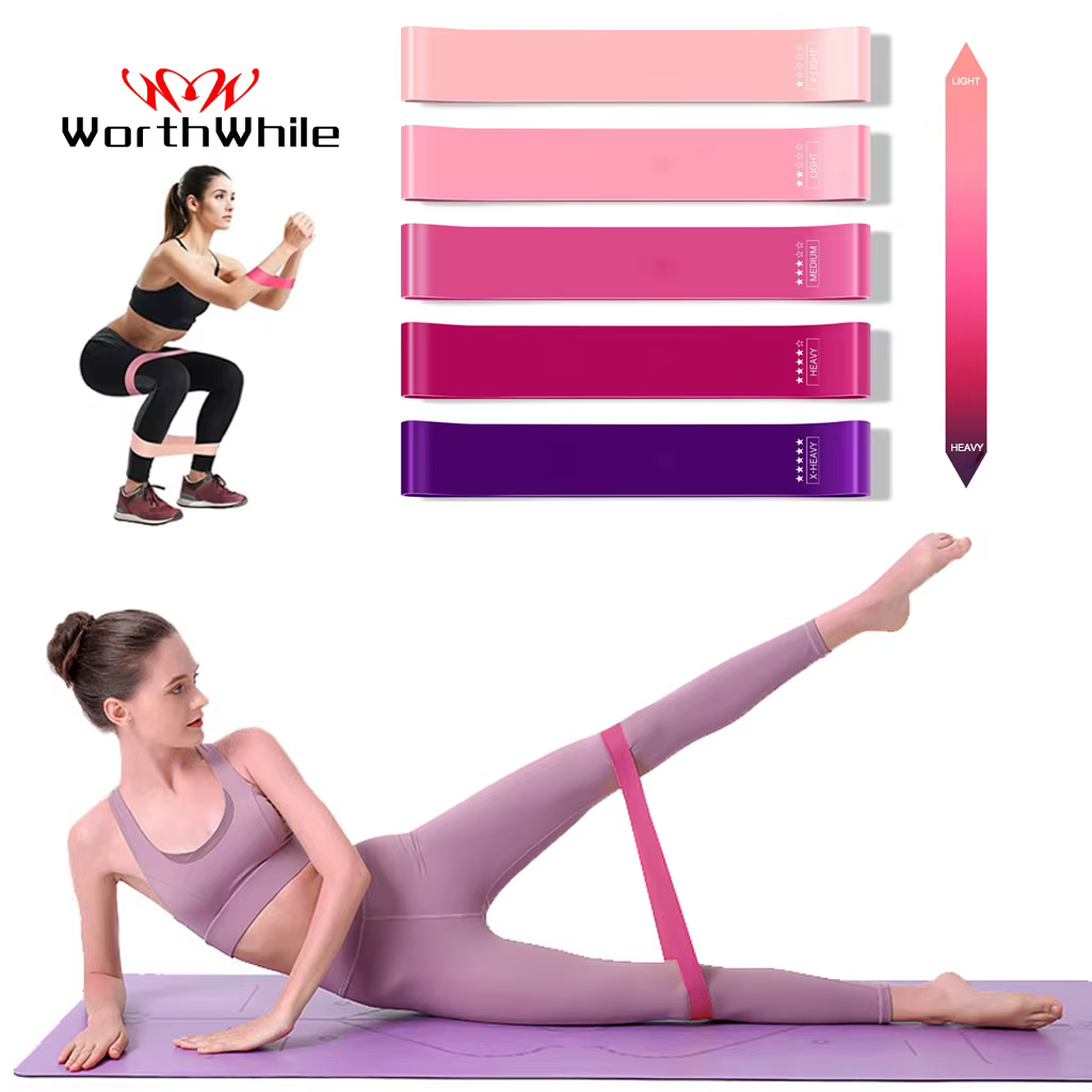 Bandes de résistance élastiques, entraînement de Yoga, gymnastique, Fitness, gomme, aide à la tracti