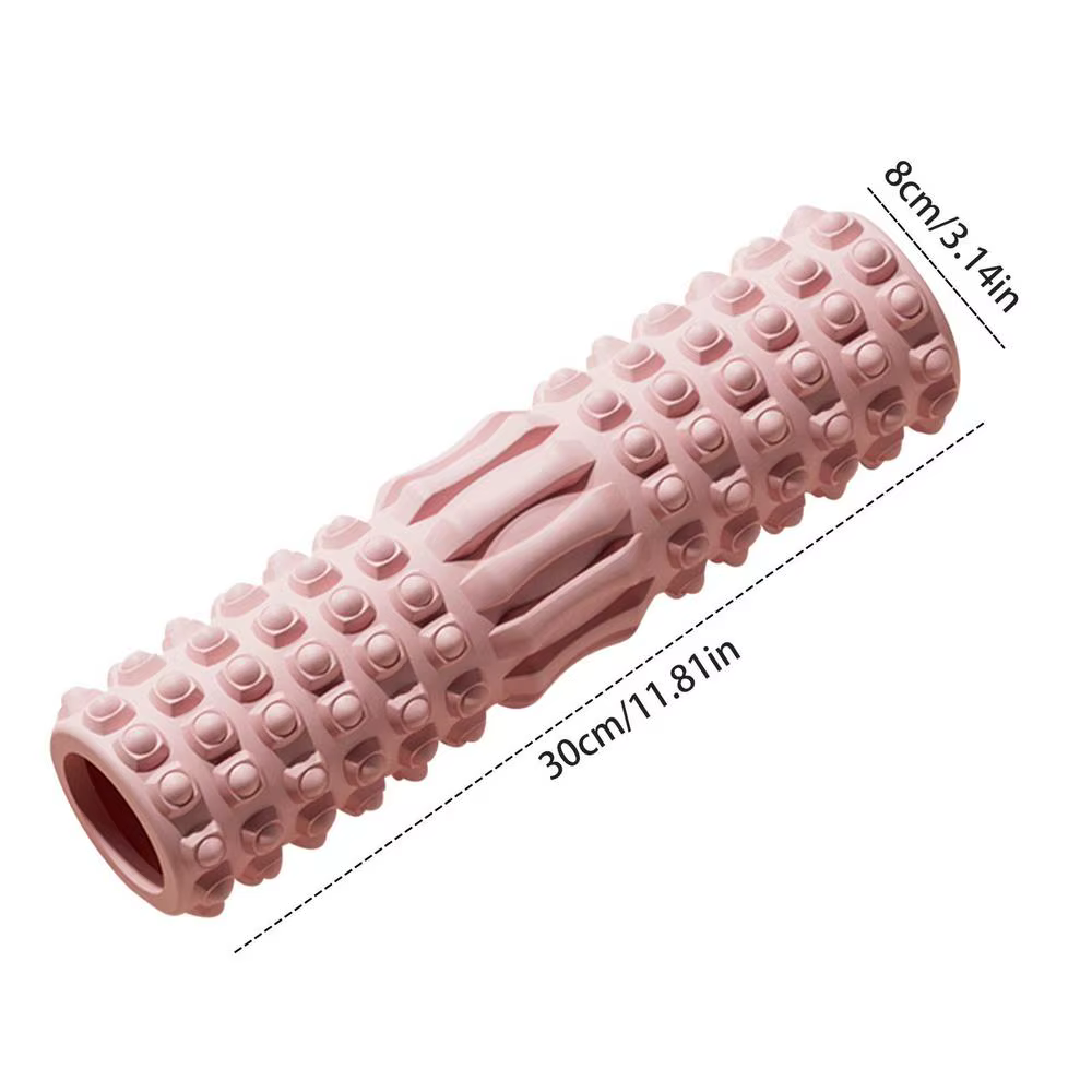 Rouleau de massage des muscles du dos, 30cm, en mousse, pour exercices de fitness, yoga, nuit, entra