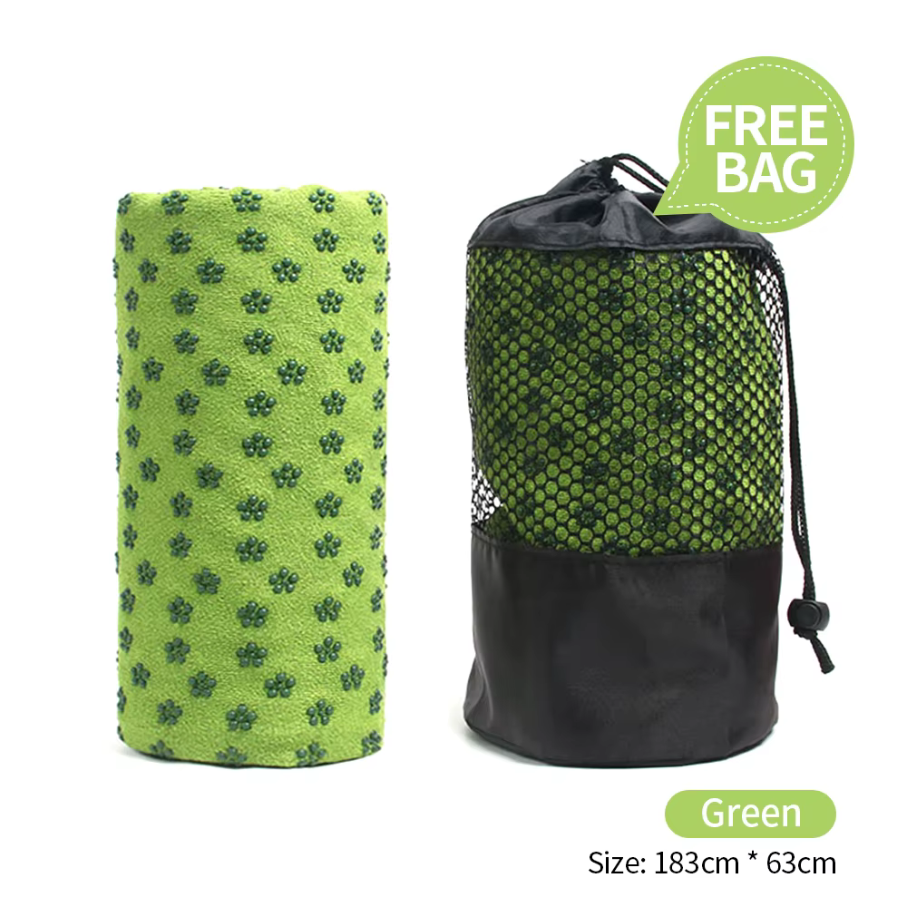 Tapis de Yoga antidérapant, serviette absorbant la sueur, solide, pliable, Portable, exercice, Pilat
