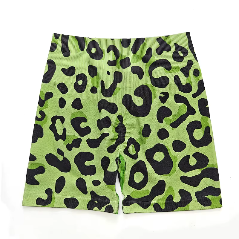 Short de Yoga imprimé Graffiti couleur Dopamine pour femmes, taille haute, levage des hanches, ventr