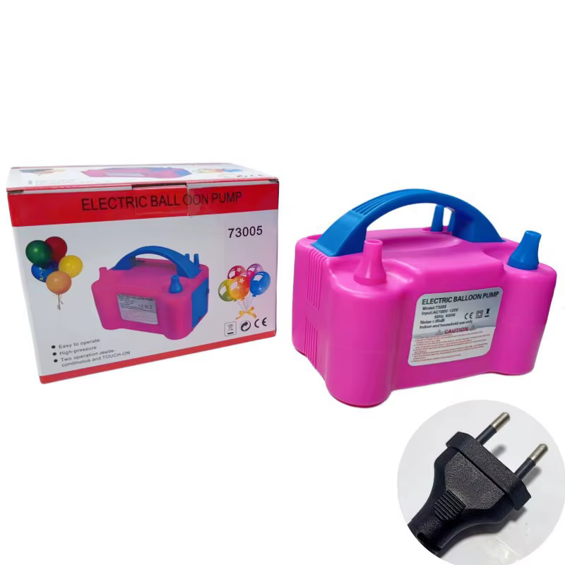 Pompe à ballons électrique portable 600W, machine à gonfler les ballons à double buse pour les décor