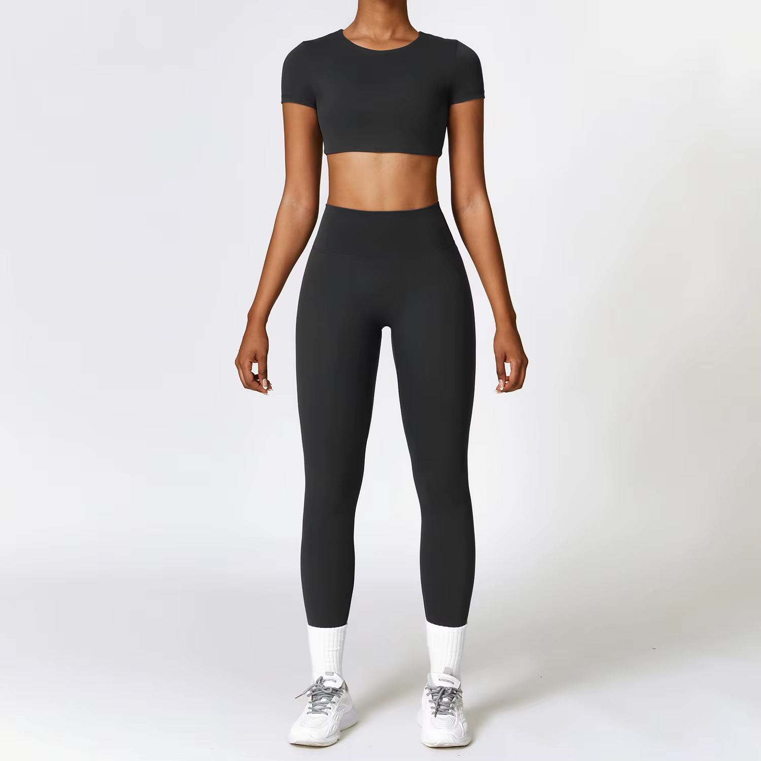 2 pièces ensemble de Yoga femmes vêtements de sport Fitness ensemble d'entraînement vêtements de spo