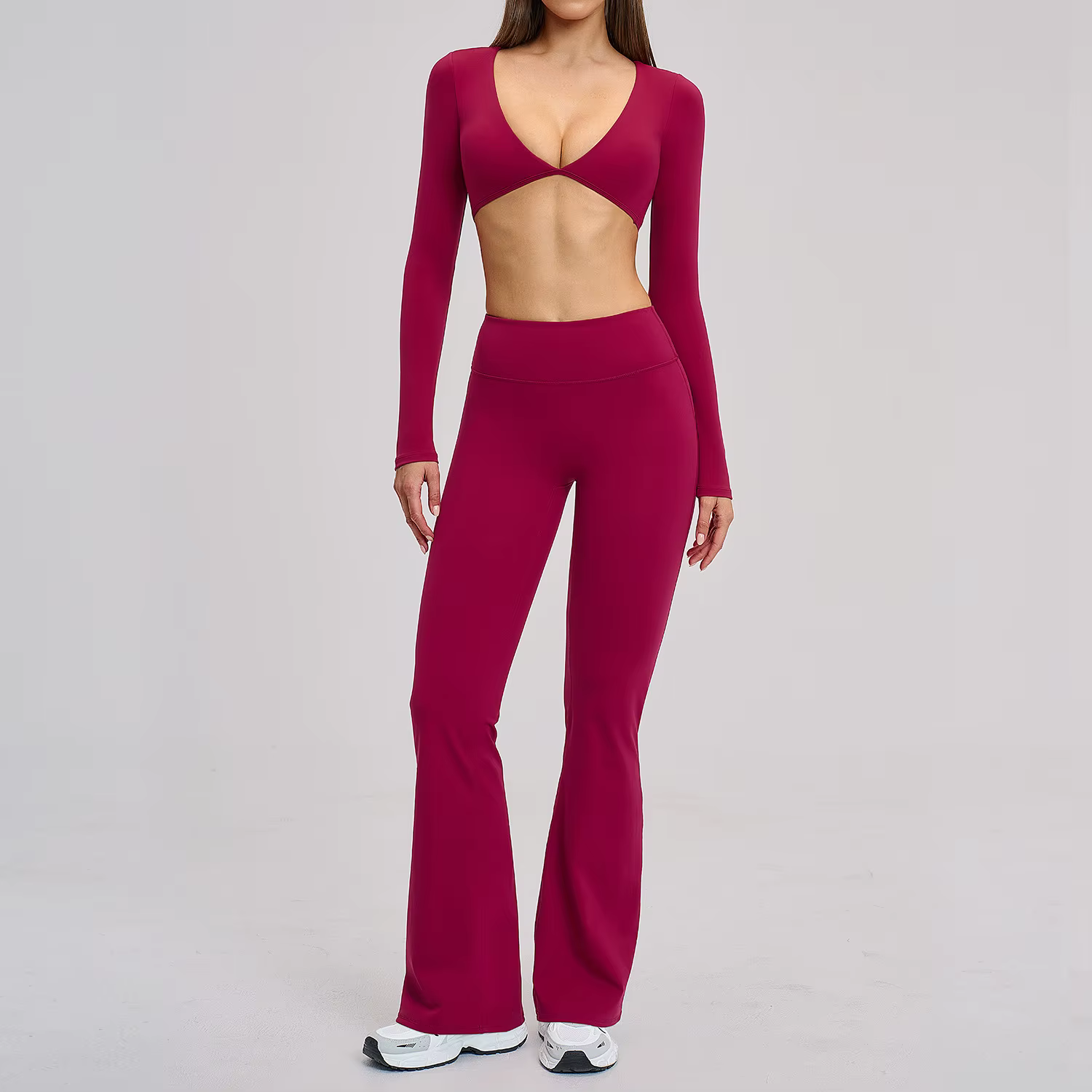 Ensemble de yoga 2 pièces pour femmes, tenue de sport, vêtements d'entraînement, vêtements de sport,