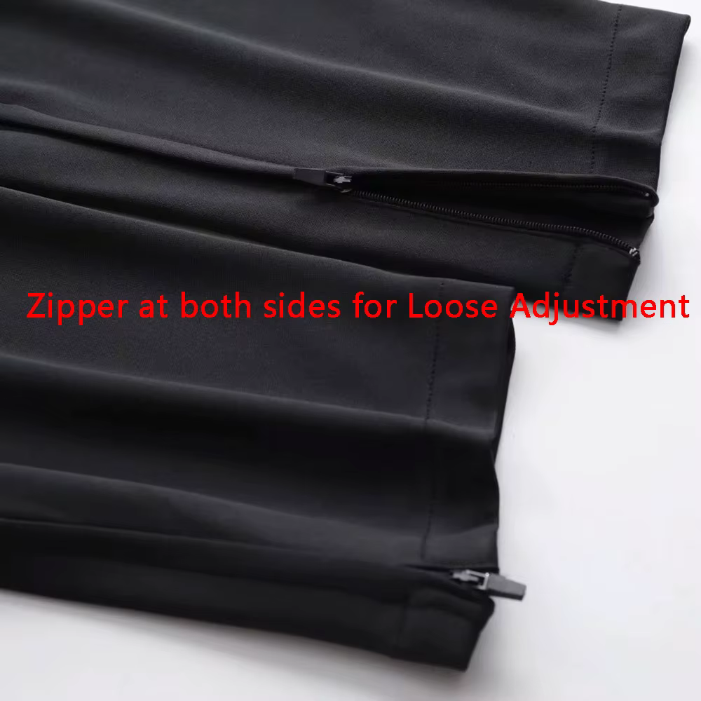 Pantalon de sport avec poches zippées pour homme, leggings de course, de football, d'entraînement, d