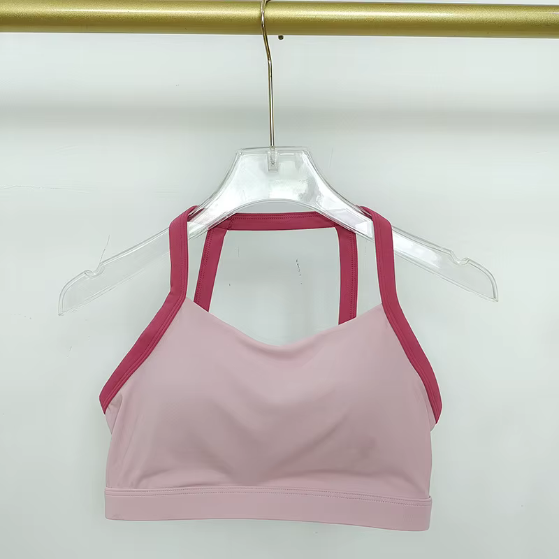 Ensemble de yoga coréen pour femmes, tenue de sport élégante pour Pilates avec débardeur rembourré à