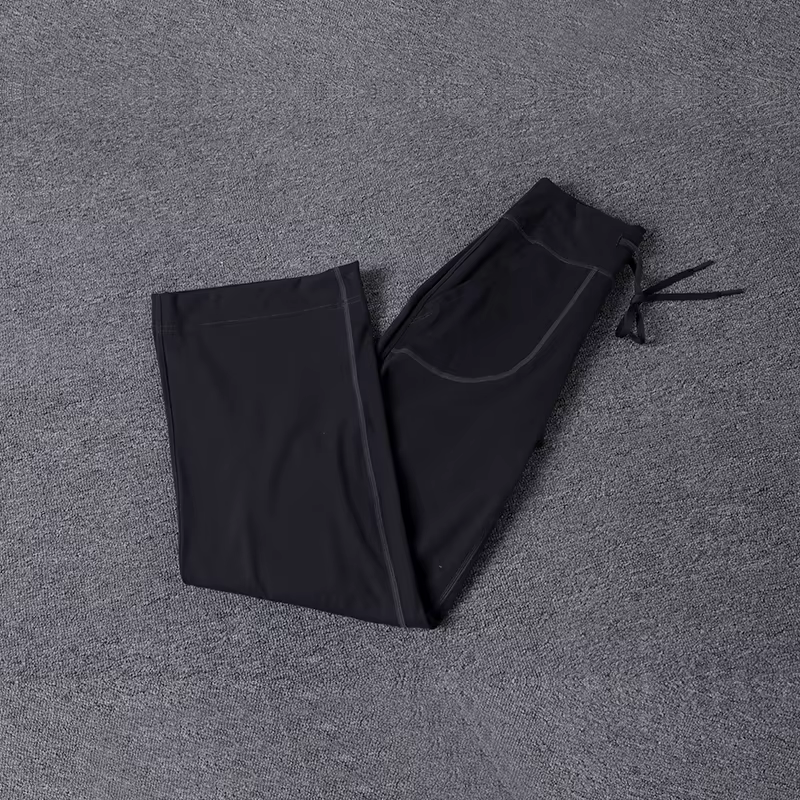 Pantalon de Yoga ample taille haute pour femmes, haute qualité, jambes droites, respectueux de la pe