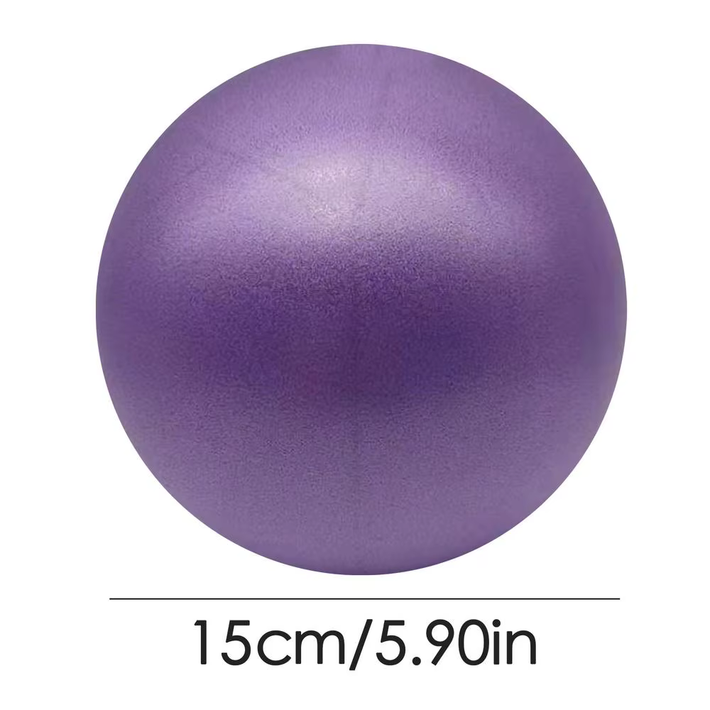 Ballon de yoga de 15 cm de diamètre, ballon de fitness, ballon de Pilates, ballon d'exercice d'équil