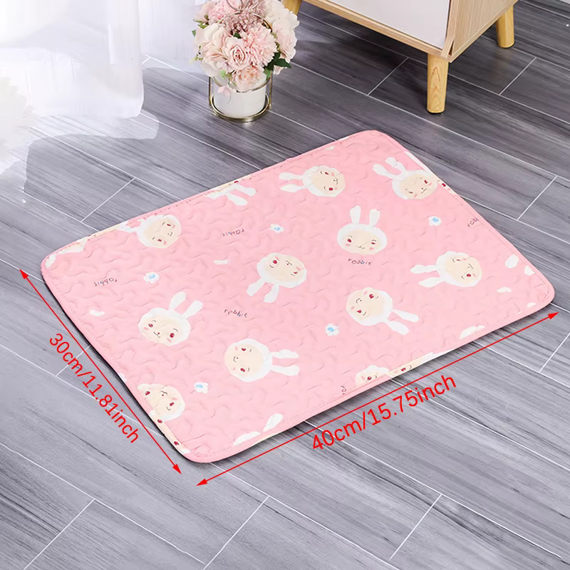 Tapis de pipi lavable pour animaux de compagnie, tapis réutilisable pour chiens, lit d'urine lavable