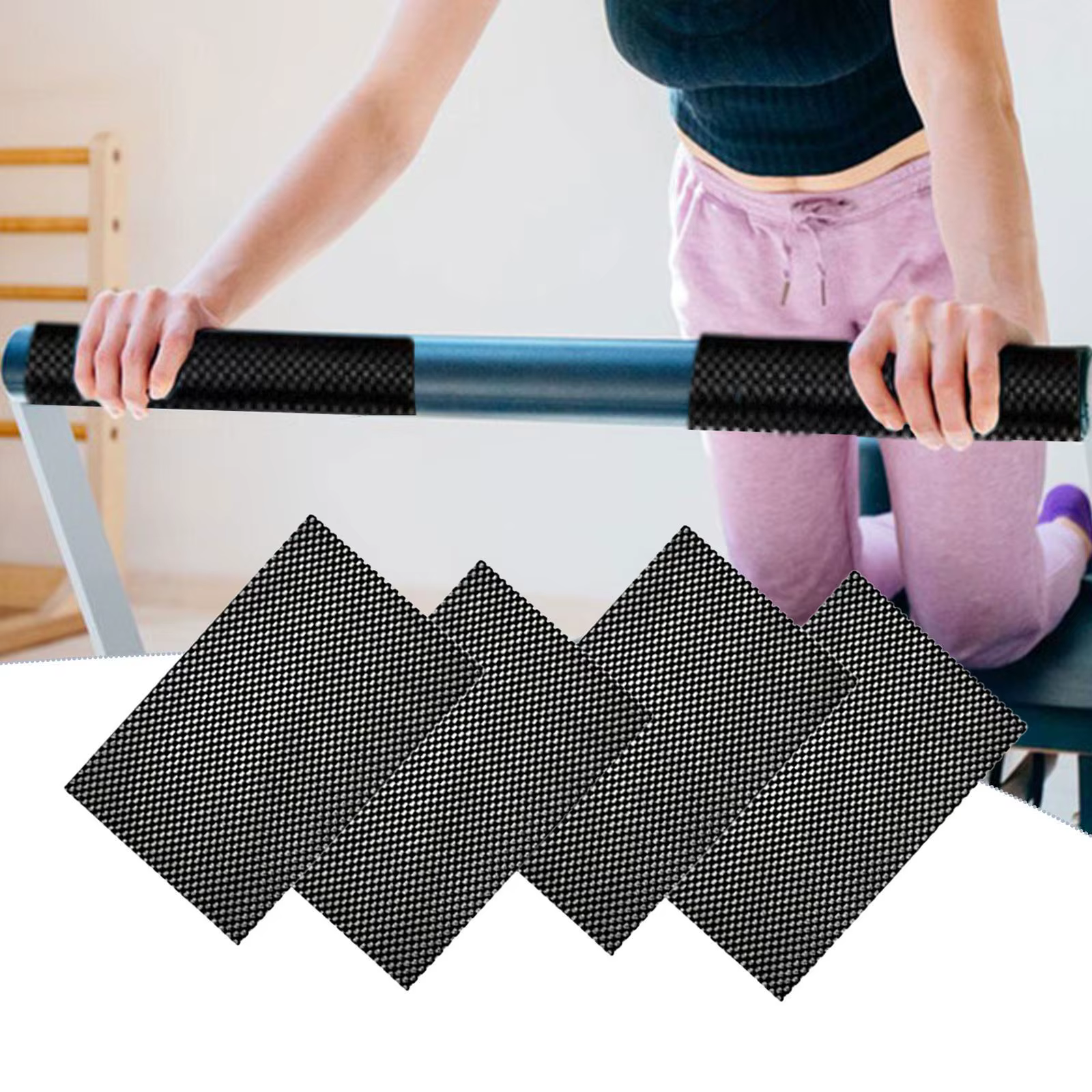 Tapis de yoga antidérapant, tapis de Pilates, tapis d'exercice antidérapant, tapis d'entraînement po
