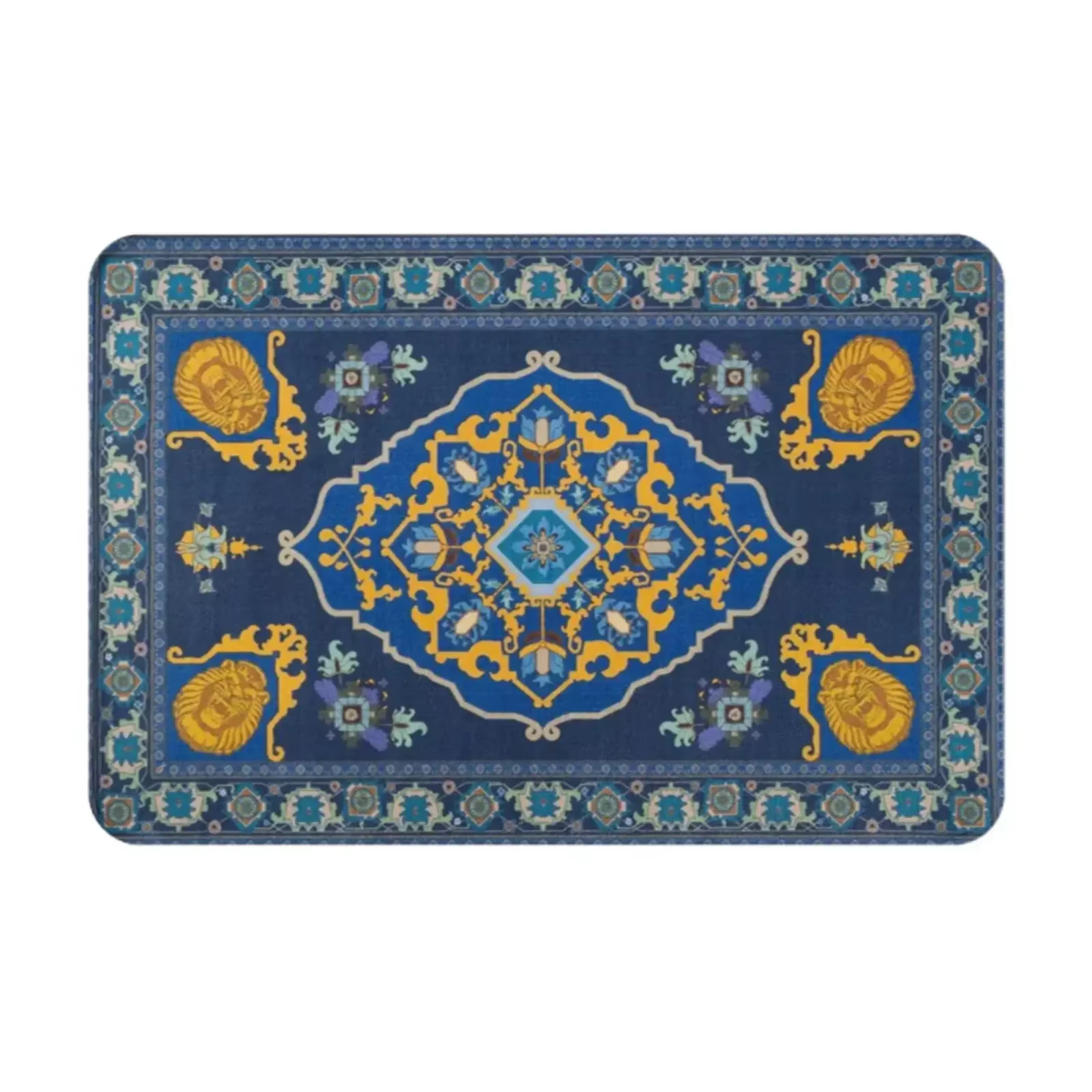 Aladdin-Tapis de Porte Polymère Antidérapant Lavable, Décoration de la Maison, Chambre à Coucher, Cu