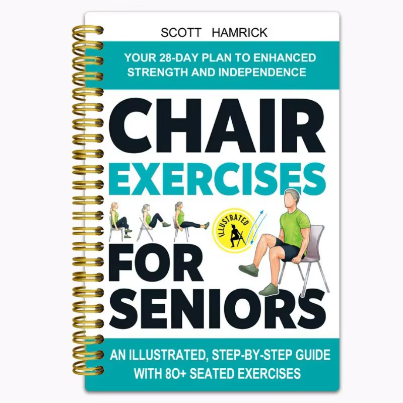 Exercices de chaise pour personnes âgées – Livre de force de 28 jours, guide d'entraînement sentado