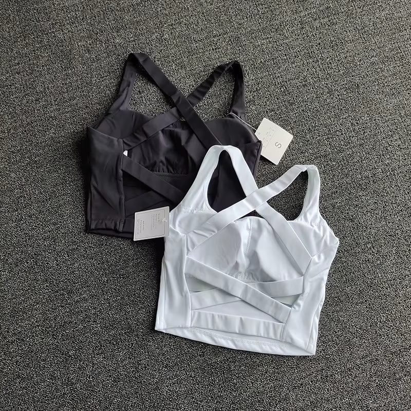 Femmes Sport soutien-gorge haut Push Up Fitness Yoga soutien-gorge sous-vêtements Sport hauts pour f